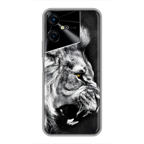 Чехол с рисунком «Злой ЛЕВ» для TECNO POVA Neo 3 Чехол с рисунком «Злой ЛЕВ» для TECNO POVA Neo 3