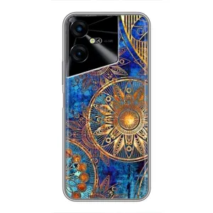 Чехлы со смыслом для Tecno POVA Neo 3 (Золотые узоры)