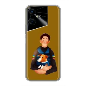 Чехол с принтом для Tecno POVA Neo 3 (ЗСУ Патрон)