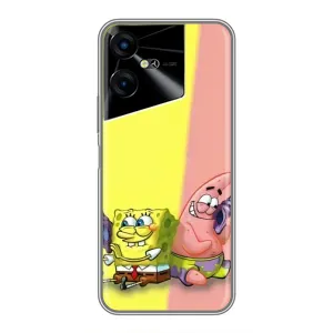 Чехлы с Патриком на Tecno POVA Neo 3 (Звонок)