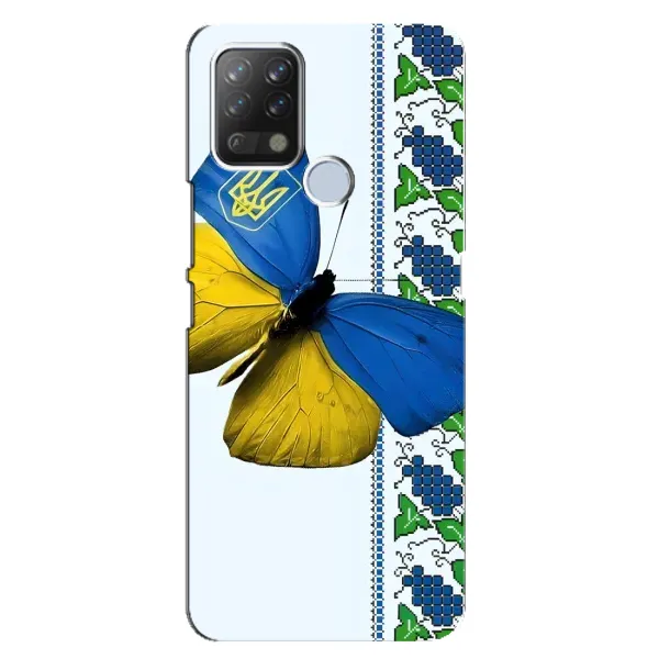 Чехол с рисунком «Бабочка» для TECNO Pova