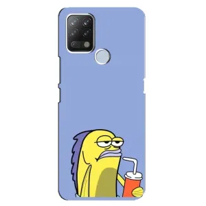 Бампер с принтом Мемы для Tecno Pova (Безразличие)