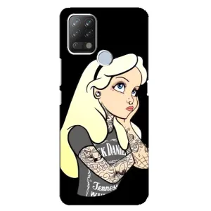 Чехол Стильные девушки на Tecno Pova (Девушка обиделась)