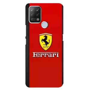 Силіконовий бампер з картинкою машини на Tecno Pova (Ferrari Logo)