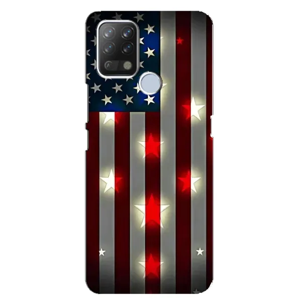 Чехол с рисунком «Флаг США 2» для TECNO Pova Чехол с рисунком «Флаг США 2» для TECNO Pova