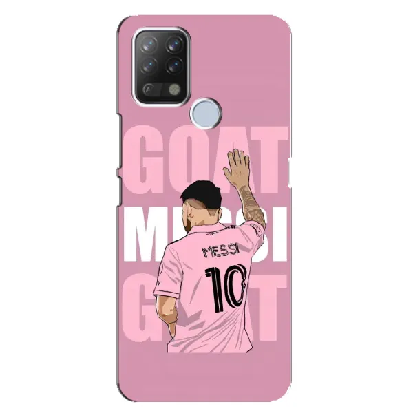 Чехол с рисунком «GOAT MESSI» для TECNO Pova Чехол с рисунком «GOAT MESSI» для TECNO Pova