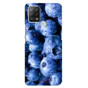 Чехол с изображением вкусной еды для Tecno Pova (Голубика)