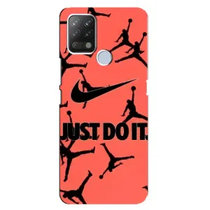 Силиконовый Чехол Nike Air Jordan на Техно Пова