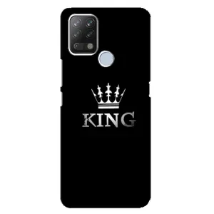 Чехол (Корона на чёрном фоне) для Техно Пова (KING)