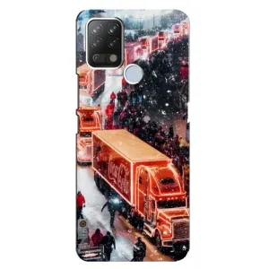 Чехлы на Новый Год Tecno Pova (Кока Кола)