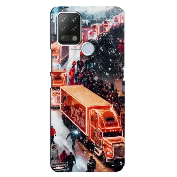 Чехол с рисунком «Кока Кола» для TECNO Pova