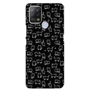 Чохол на тематику: Коти для TECNO Pova (Котики на чорному)