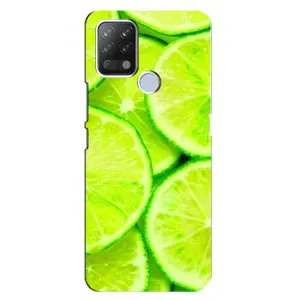 Чехол с изображением вкусной еды для Tecno Pova (Лайм)