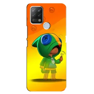 Чехол Бравл Старс для Tecno Pova (LEON в кофте)