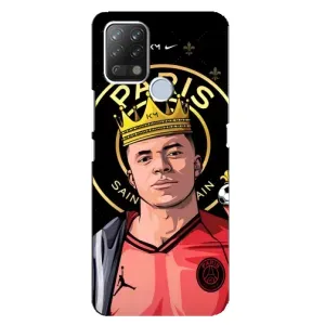 Чехол (TPU) с Футболистом на Tecno Pova (Mbappe King)