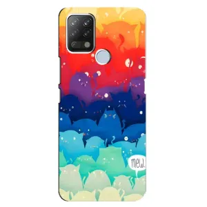 Силіконовий чохол з котиком для Tecno Pova (Mew)