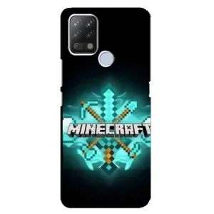 Чехол майнкрафт для Tecno Pova (MineCraft 2)