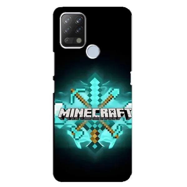 Чехол с рисунком «MineCraft 2» для TECNO Pova