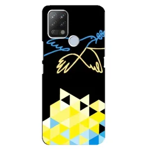 Чехол на Tecno Pova Украинский дизайн (Мир для Украины)