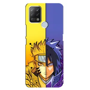 Купить Чехлы на телефон с принтом Anime для Tecno Pova (Naruto Vs Sasuke)