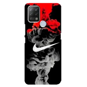 Силиконовый Чехол на Tecno Pova с картинкой Nike (Nike дым)