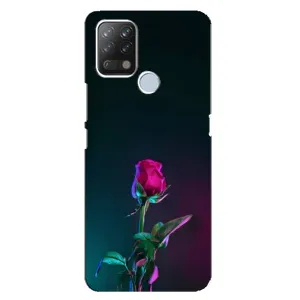 Чехлы с принтом Розочки для Tecno Pova (Ночная роза)