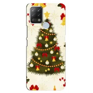 Чехол Новогодняя Елка на Tecno Pova (Новогодний принт)