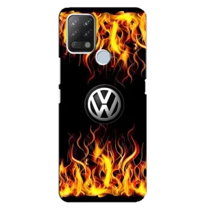 Чохол "Фольксваген" для Tecno Pova (Вогняний Лого)