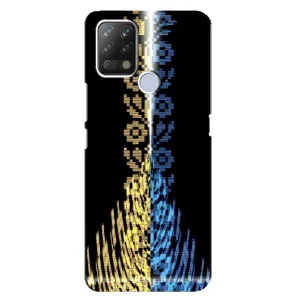 Силиконовый Чехол на Tecno Pova (Патриотическая вышиванка)