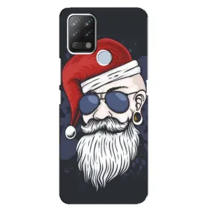 Чехол Санта Клаус для Tecno Pova (Рождественский МЕН)