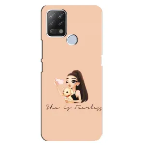 Силиконовый Чехол на Tecno Pova с картинкой Стильных Девушек (С собакой)