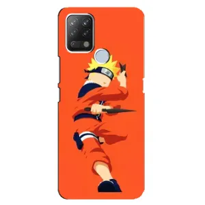 Чехлы с принтом Наруто на Tecno Pova (Силуэт Наруто)
