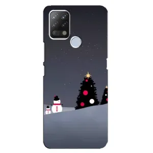 Чехлы на Новый Год Tecno Pova (Снеговички)