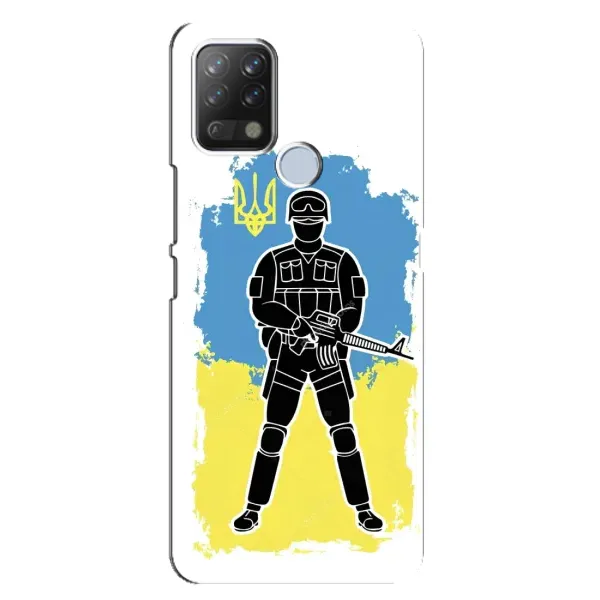 Чехол с рисунком «Солдат Украины» для TECNO Pova Чехол с рисунком «Солдат Украины» для TECNO Pova