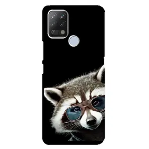 Силіконовий Чохол з Энотами на Tecno Pova (Стильний Єнот)