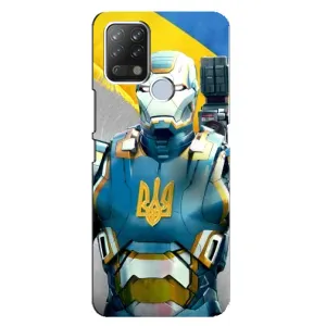 Силіконовий Чохол на Tecno Pova (Я-Україна) (Український робокоп)