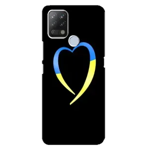 Силіконовий Чохол на Tecno Pova (Я-Україна) (Українське серце)