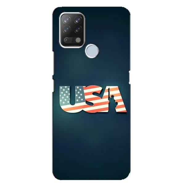 Чехол с рисунком «USA» для TECNO Pova Чехол с рисунком «USA» для TECNO Pova