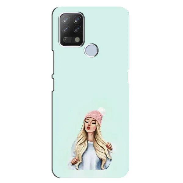 Чехол с рисунком «В шапке» для TECNO Pova