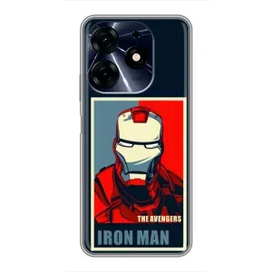 Чохол Супергерой Залізна Людина на TECNO Spark 10 Pro (Art Iron man)