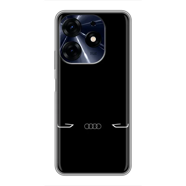 Чехол с рисунком «Силует Audi» для TECNO Spark 10 Pro