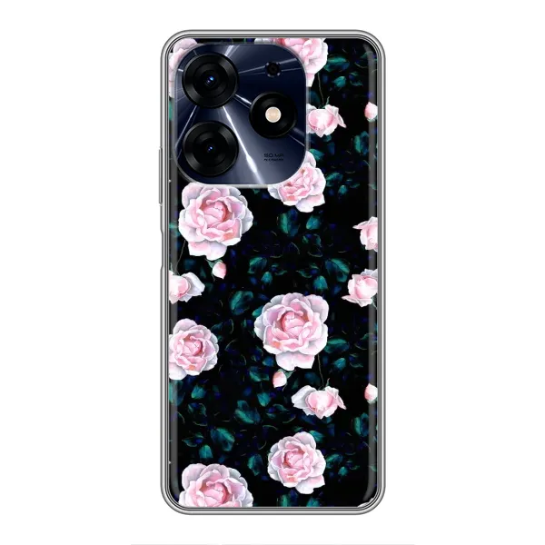 Чехол с рисунком «Чайные розы» для TECNO Spark 10 Pro Чехол с рисунком «Чайные розы» для TECNO Spark 10 Pro