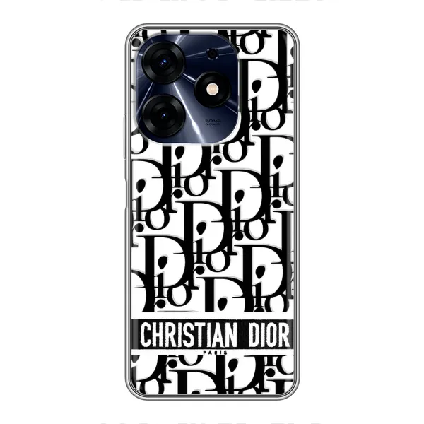 Чехол с рисунком «Christian Dior» для TECNO Spark 10 Pro Чехол с рисунком «Christian Dior» для TECNO Spark 10 Pro