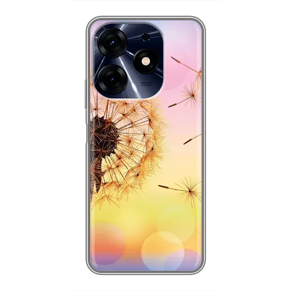 Чехол с рисунком «Цветок-одуванчик» для TECNO Spark 10 Pro Чехол с рисунком «Цветок-одуванчик» для TECNO Spark 10 Pro