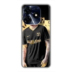 Силиконовый Чехол TECNO Spark 10 Pro (Gold Neymar)