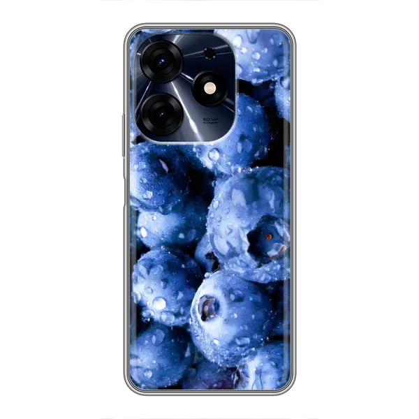 Чехол с рисунком «Голубика» для TECNO Spark 10 Pro Чехол с рисунком «Голубика» для TECNO Spark 10 Pro
