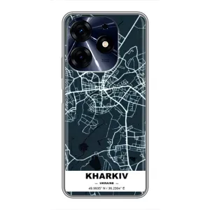 Чехлы силиконовые (Город Харьков) на Техно Спарк 10 про (Харьков)