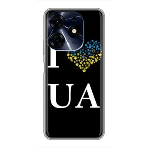 Силіконовий Чохол на TECNO Spark 10 Pro (Я-Україна) (I Love UA)