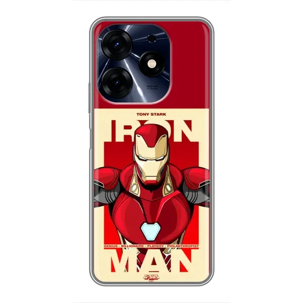 Чехол с рисунком «Iron man» для TECNO Spark 10 Pro Чехол с рисунком «Iron man» для TECNO Spark 10 Pro