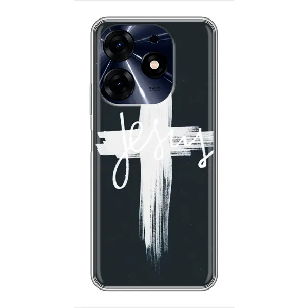 Чехол с рисунком «Jesus» для TECNO Spark 10 Pro Чехол с рисунком «Jesus» для TECNO Spark 10 Pro